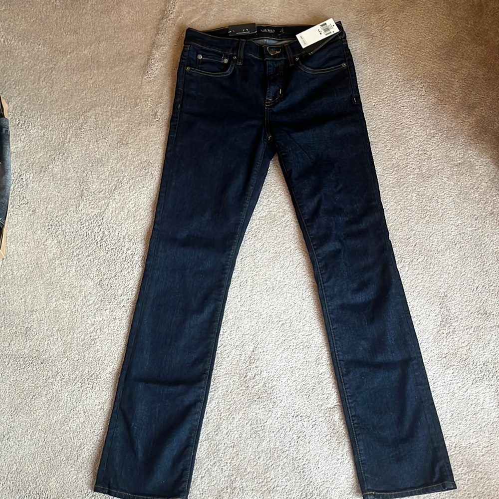 NWT Ralph Lauren Blue Jeans Size 4